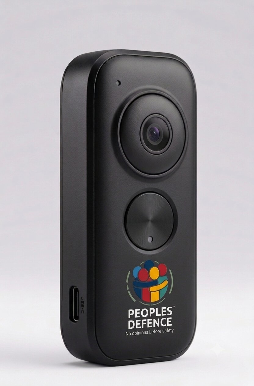 Peoples Defence wearable production design target